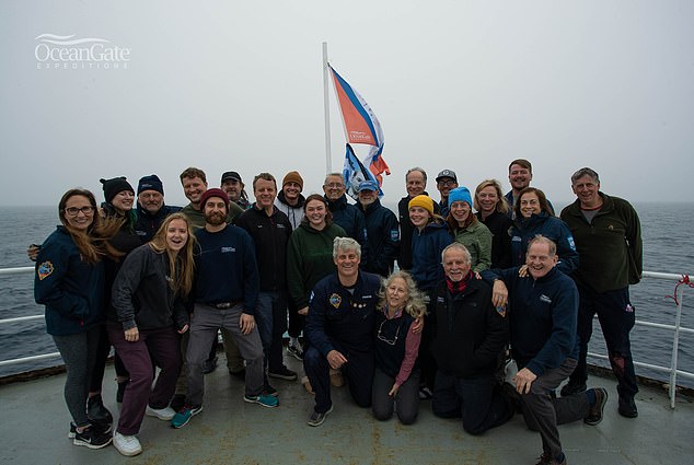 A photo of OceanGate’s ‘Mission 3 and Mission 4 crews’, posted online by the company before setting sail