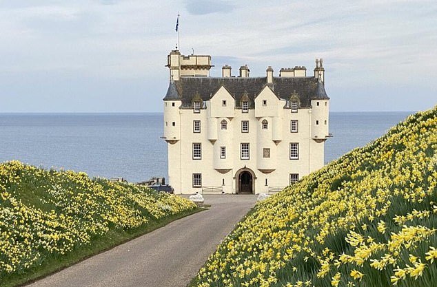 Mr Threipland's death came on the same day his estate and 13-bedroom castle at Dunbeath, in Scotland, had been listed for sale by property agents Savills for £25million