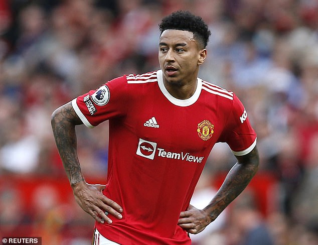 Lingard in 2022 when he was still playing for Manchester United