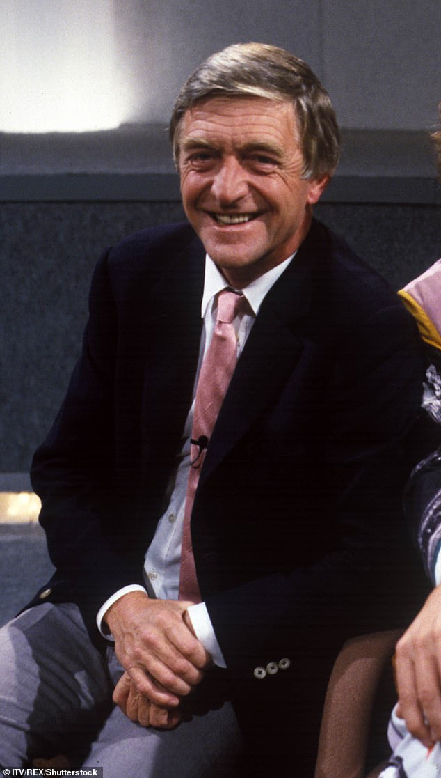 Icon: The 86-year-old TV star fronted Parkinson between 1971 to 2007, and two seasons of Parkinson: Masterclass on Sky Arts in 2012 and 2013, chatting to an array of major names from the world of entertainment, sport and politics [pictured in 1987]