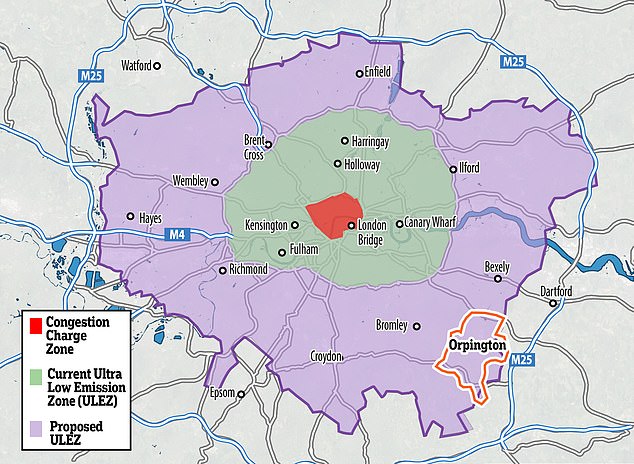 The controversial scheme is set to force Londoners to pay £12.50-a-day to drive in the capital from August 29, if their cars don't meet certain environmental standards