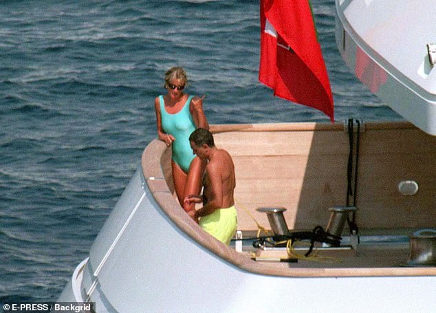 The world-famous celebrity motor-yacht enjoyed by Princess Diana on her final summer holiday with then-boyfriend Dodi al-Fayed in the South of France is now at the bottom of the sea