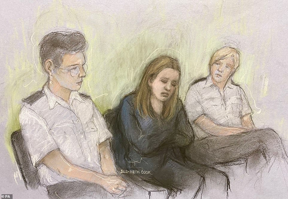 Letby cries as she listens to the first guilty verdicts being read out by the foreman of the jury at Manchester Crown Court two weeks ago