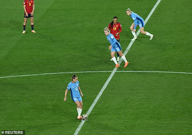 England's Ella Toone kicks off the World Cup final in the Lionesses' historic clash with Spain