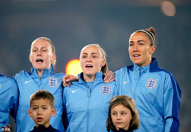 A stirring rendition of the national anthem was belted out by the players and supporters watching on both Down Under and back in Britain