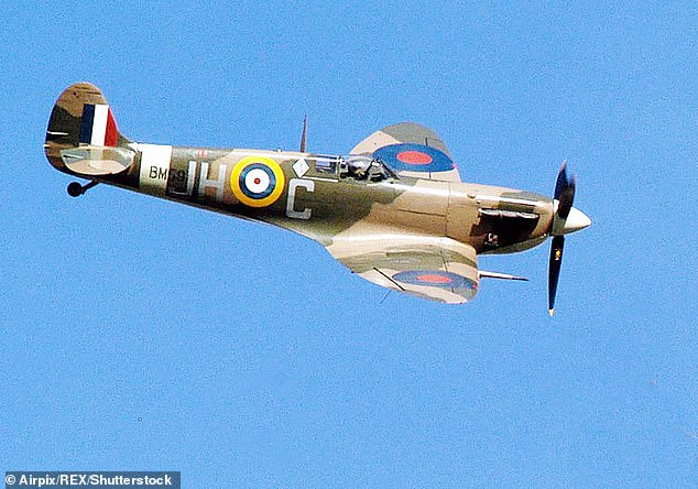 A pilot has died after a plane crashed in west Oxfordshire, resembling a Supermarine Spitfire fighter (stock photo)