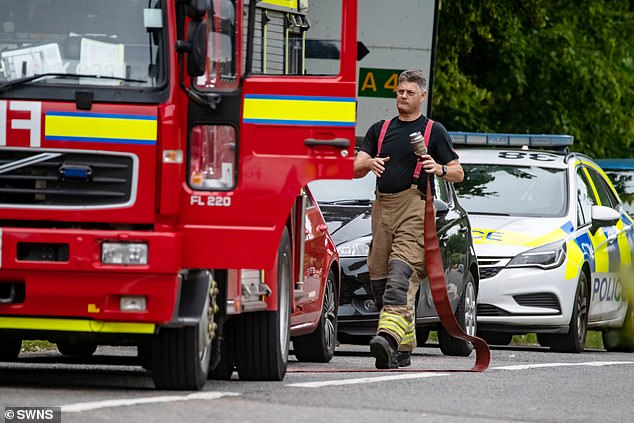 The pilot's next of kin have been informed, police say