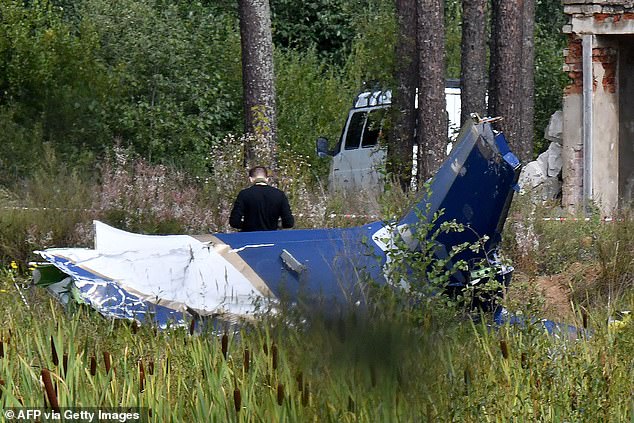 The passengers, made up of the Wagner group's top brass were reportedly attending a meeting with officials from Russia's defence ministry