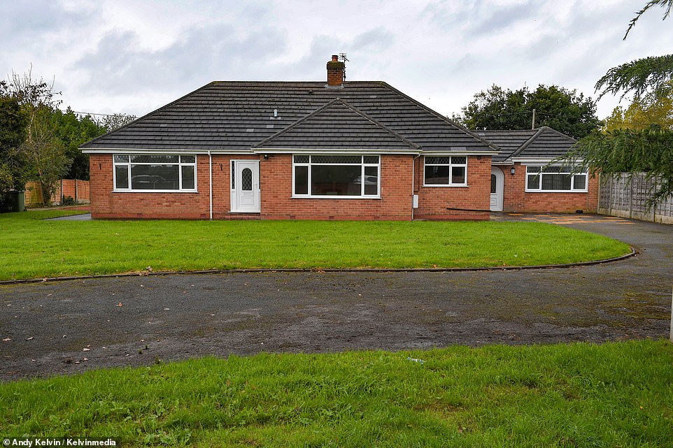 An empty home thought to have been bought up by HS2 lies abandoned in Whatcroft following the decision to scrap the Manchester line