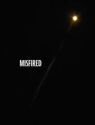 It suddenly appeared to change course with its engines burning brightly