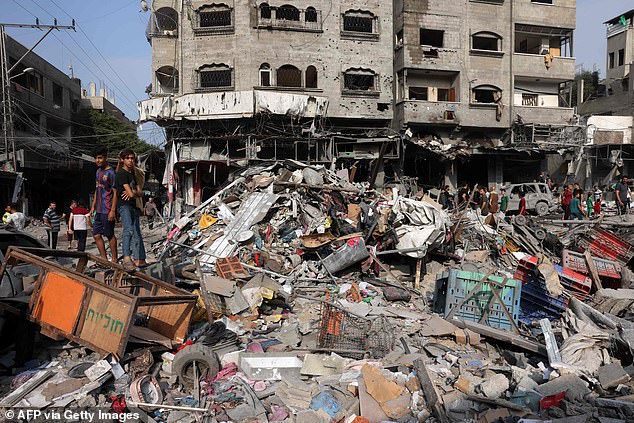 Israel stepped up its aerial assault on northern parts of the enclave overnight, claiming to target around 150 'underground targets' harbouring Hamas terrorists