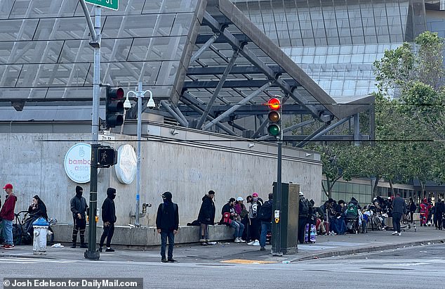 The area outside the building was considered the biggest of all the open-air drug markets across the city, after suddenly sprouting up earlier this year. Usually, somewhere between 50 to 100 dealers operate on the street daily, usually doing so undeterred and in broad daylight