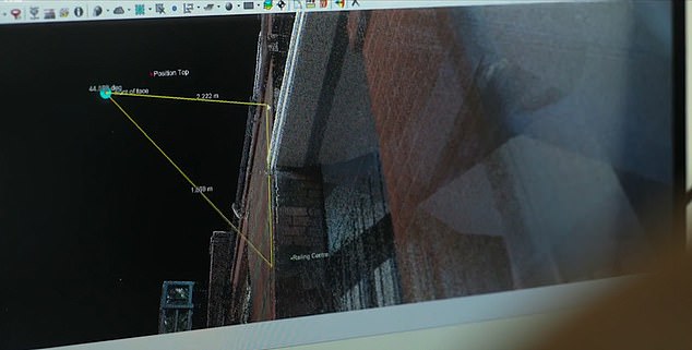 Fredericks said the 'reverse projection clearly shows there couldn't be just one person on the balcony'