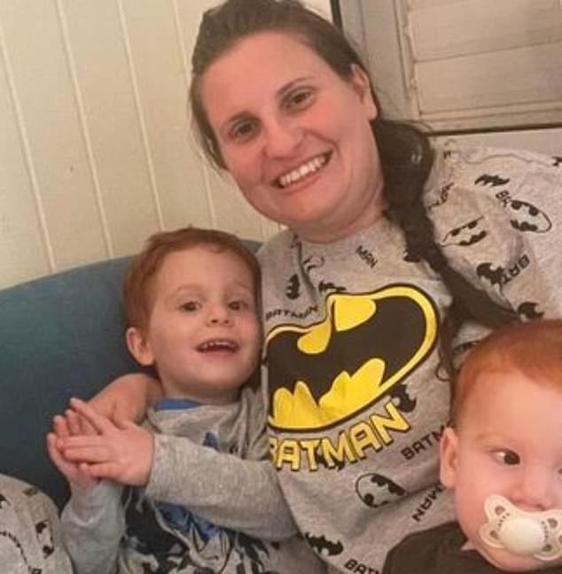 Shiri Silberman-Bibas, 30, is pictured here with her two young sons