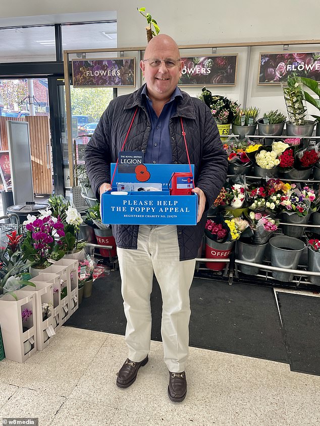 But Will Hamilton was out selling poppies in an Oxfordshire Waitrose today
