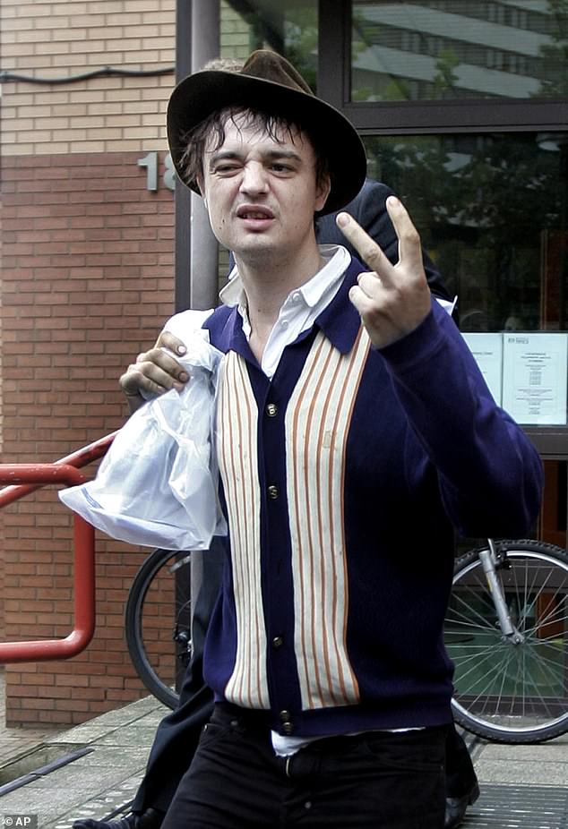 Honest: 'Hard drugs entered my life and slowly, slowly, and then very quickly, took control' (pictured in 2007)
