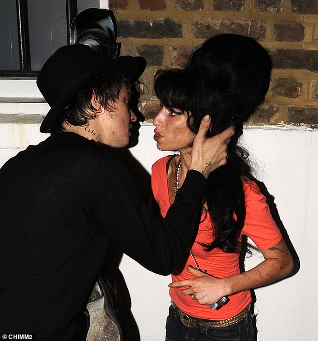 Shock: Amy and Pete's friendship hit headlines and sparked concerns in 2008, prior to her tragic death three years later aged 27 from alcohol poisoning
