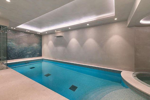 It boasts a cinema, media room, gym, swimming pool and spa amenities, such as a jacuzzi and steam room
