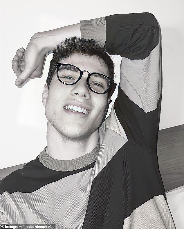 Edoardo, 21, was voted Italy's most handsome four years ago and has abandoned his dreams of stardom to train as a priest