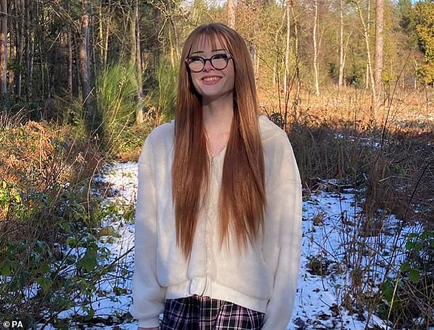 Girl X and Boy Y, who cannot be named as they are both 16, have been convicted of murdering Brianna (pictured) in Culcheth Linear Park near Warrington, Cheshire on Saturday, February 11