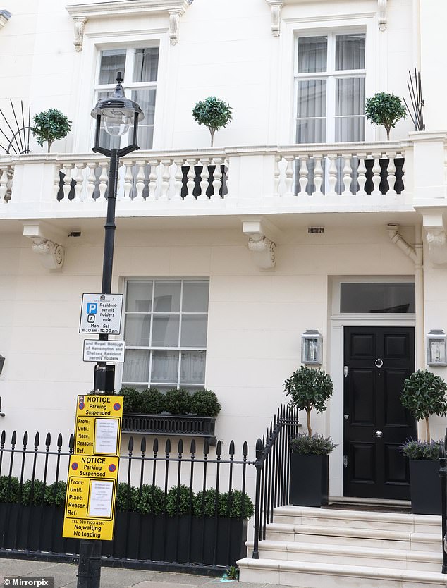 The Belgravia home was put up for sale for £23million last year but the price was gradually reduced to £18.95m. It is not know how much it sold for