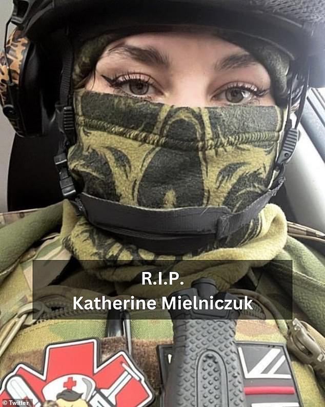 ‘All we know is that she was discovered in her bed this morning (24 December 2023), the cause of her death at this stage is not being treated as suspicious,' the Ukrainian volunteer organisation Project Konstantin said