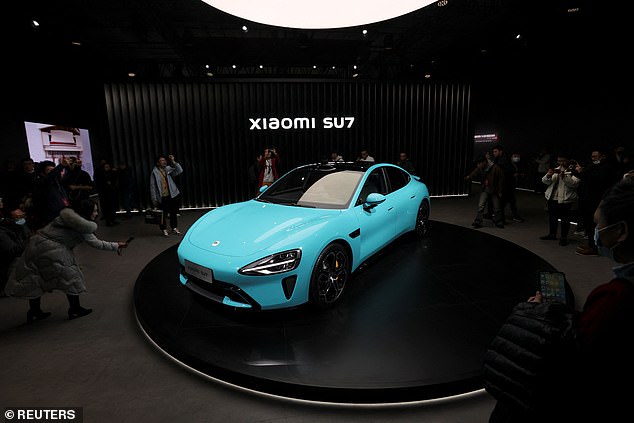 Lei said it had fast-charging capabilities in low temperatures and is equipped with advanced tech, allowing it to recognize obstacles under challenging conditions such as falling snow