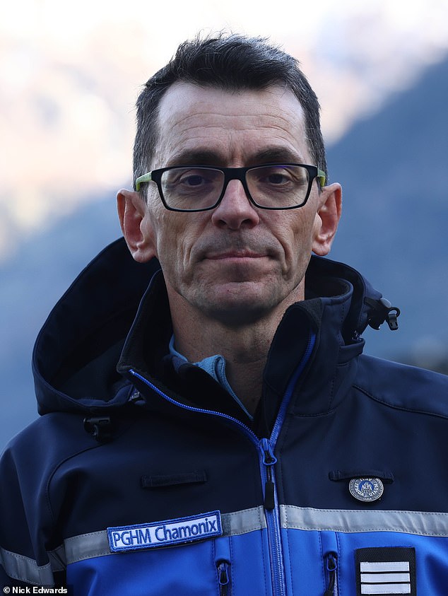 Capitaine Guy Le Neve is the deputy commander of the mountain search team in Chamonix