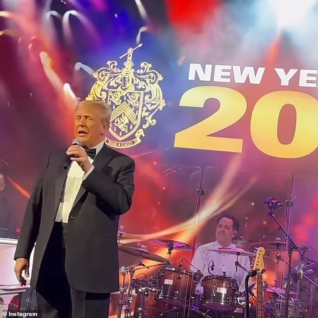 The New Year's Eve celebration included performances by Vanilla Ice and others