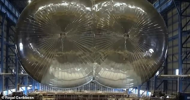 The installation of a 90ft-long liquid natural gas tank in August 2021