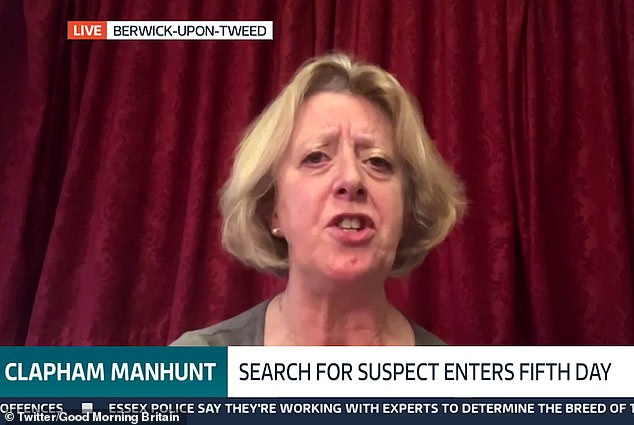Sue Sim, former Chief Constable of Northumbria Police who led the manhunt for killer Raoul Moat, said: 'What you do have to remember is it's very easy to vanish in a city. People walk with their heads down, people don't like to acknowledge other people'