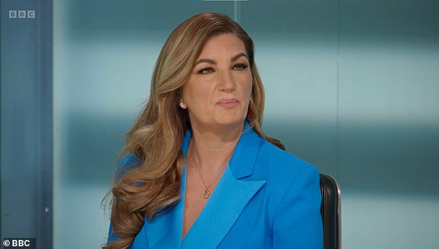 Baroness Brady told Lord Sugar in the boardroom that 'none of the ideas' Ms Bouziane had put forward had been taken up