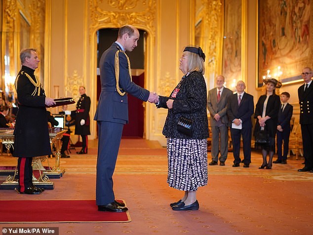 Lydia Otter after being made an MBE for services to People with Autism and their Families in Oxfordshire