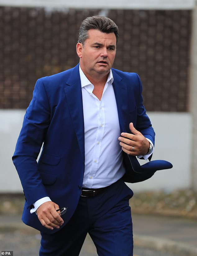 Former BHS owner Dominic Chappell arrives at Brighton Magistrates' Court in 2017