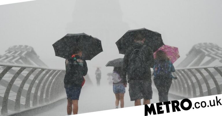 Warm weather to make way for thunder and ‘large hail’ | UK News