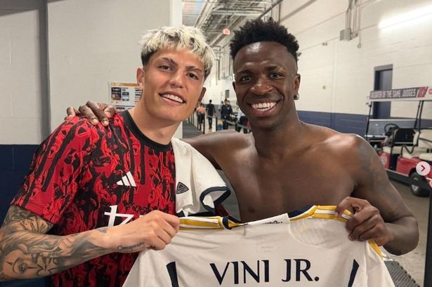 Vinicius Jr's message to Manchester United star Alejandro Garnacho after Real Madrid game