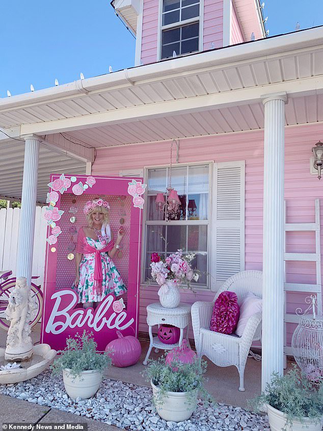 Grandmother reveals she’s so obsessed with Barbie that everything in her house is pink