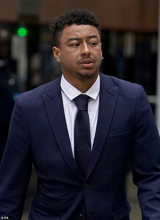 Ex-Manchester United star Jesse Lingard is banned from driving for six months and fined £900 after giving police the name of a ‘fake driver’ when his Range Rover was caught on a speed camera