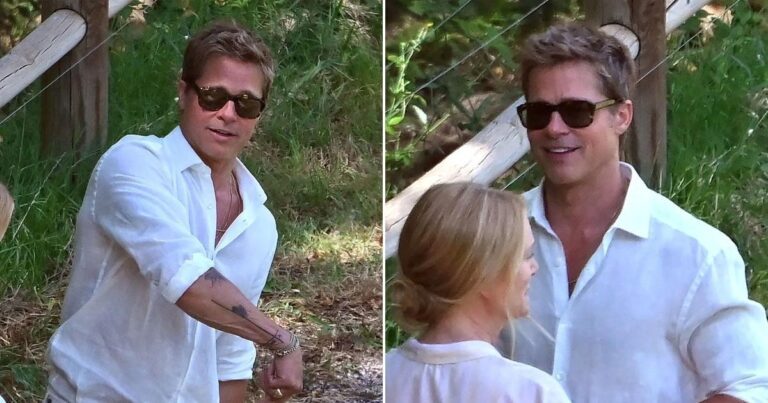Brad Pitt may actually be Benjamin Button in new photos from France