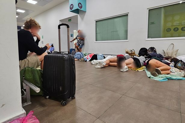 Scots Easyjet passengers 'forced to sleep on floor' after airline cancels Corfu flights