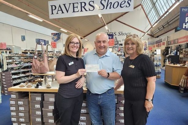 Kieran McDade Foundation receive £1000 from the Pavers Foundation