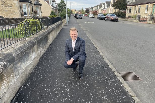 Councillor's relief as pavement resurfacing completed on Motherwell street
