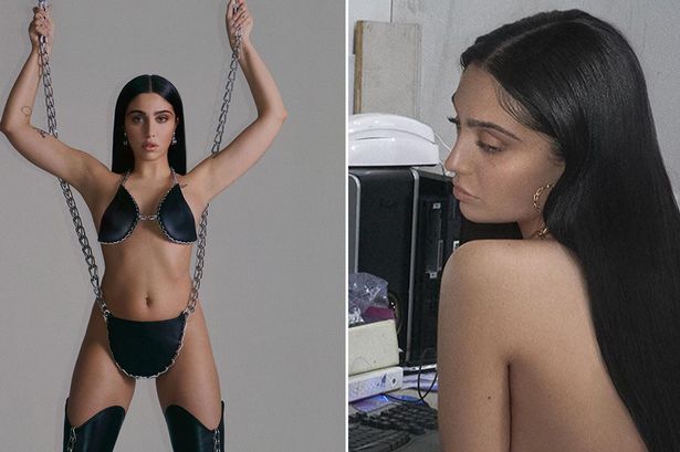 Madonna's daughter Lourdes Leon goes completely NAKED to model bags in daring new shoot