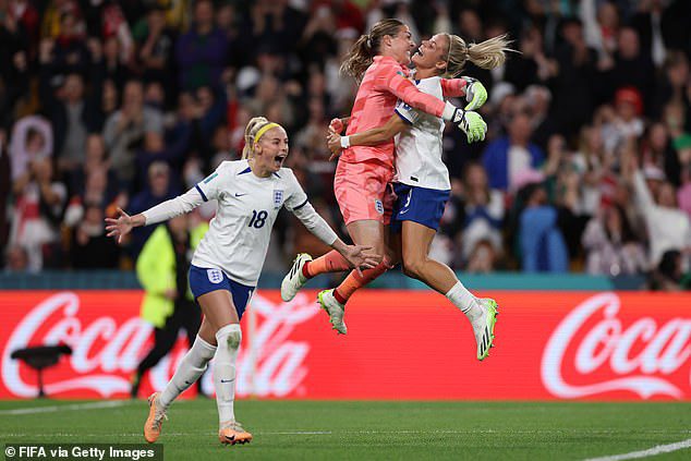 England in dreamland as they beat Nigeria 4-2 on penalties in World Cup: Lionesses go through to the quarter finals despite being down to ten players after Lauren James is sent off for stamping on opponent in Becks-style moment of madness