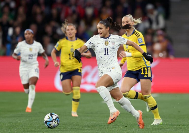 Women’s World Cup LIVE: USA vs Sweden latest score from tense last-16 tie as Megan Rapinoe starts on bench