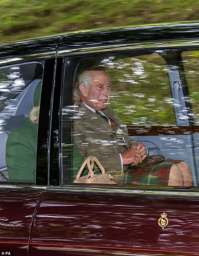 Prime Minister Rishi Sunak joins King Charles and Queen Camilla at Balmoral church service ahead of first year anniversary of late Queen’s death