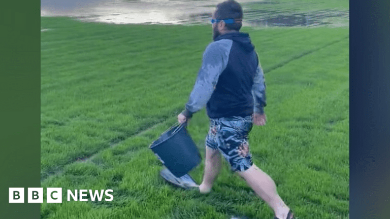 Borth United football game called off after pitch left under water