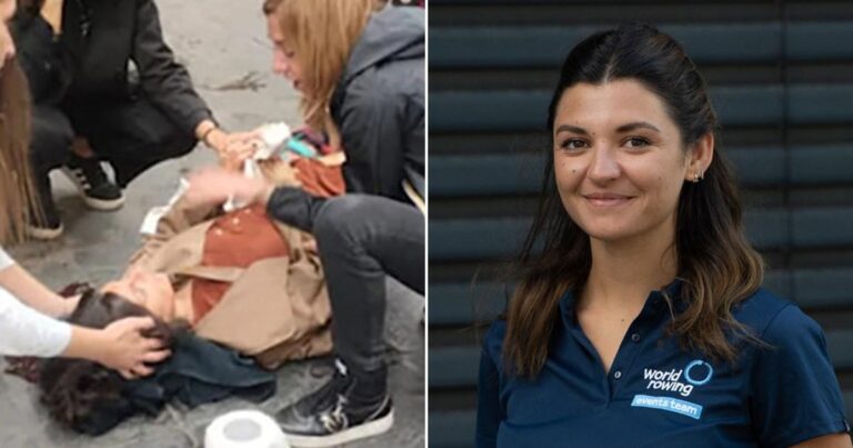 First picture of pregnant woman hit by dog that fell from balcony | Weird News First picture of pregnant woman hit by dog that fell from balcony | Weird News
