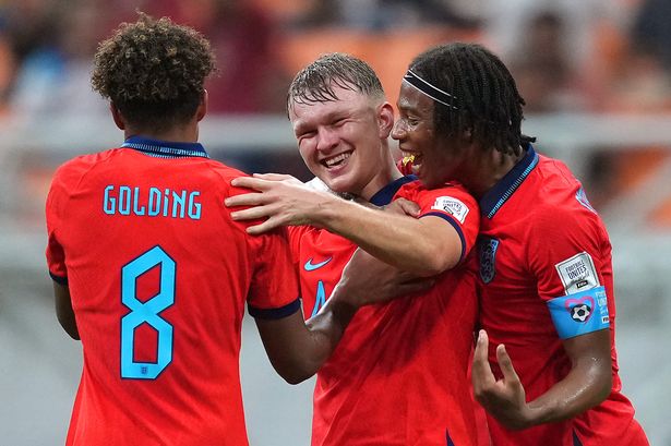 Manchester United youngster Finley McAllister plays his part in incredible 10-0 win Manchester United youngster Finley McAllister plays his part in incredible 10-0 win