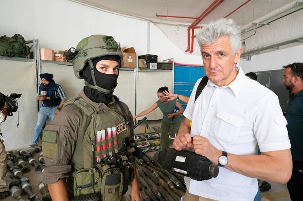 Hamas war chest revealed as arsenal of weapons from terror launch attack goes on display Hamas war chest revealed as arsenal of weapons from terror launch attack goes on display